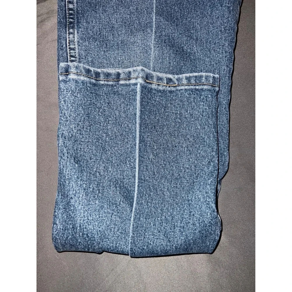 Wrangler Rugged Wear Mens Blue Denim Straight Leg Jeans 38x30 315AODS